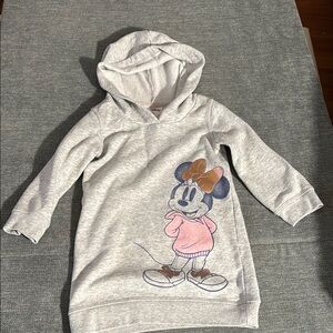 BabyGap Disney Kids Gray Hoodie with Minnie Mouse